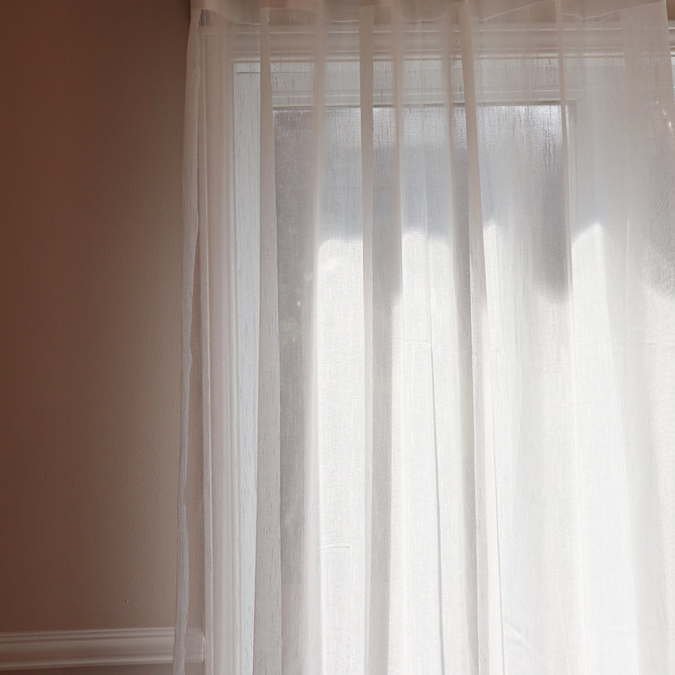 Decor Novel Polyester Sheer Curtains / Drapes Panel Wayfair Canada